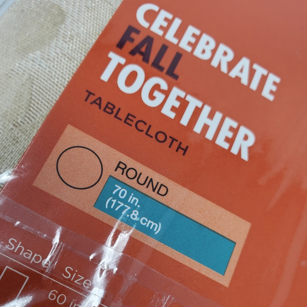 Kohls Fall Tablecloth - Picture 3 of 4